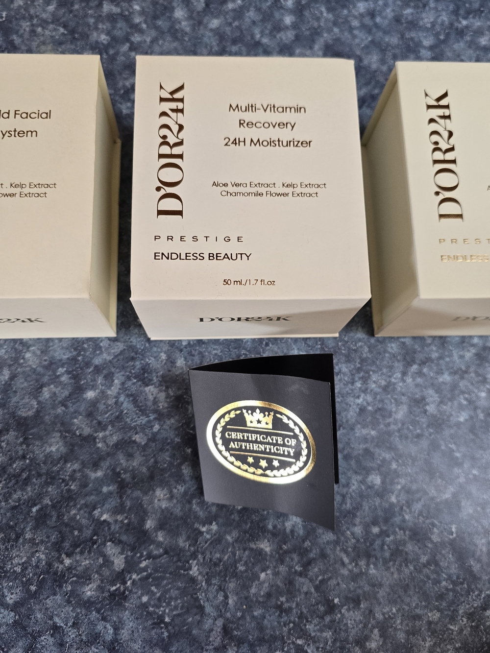 D'OR24K PRESTIGE ENDLESS BEAUTY Complete 3-Part System SET